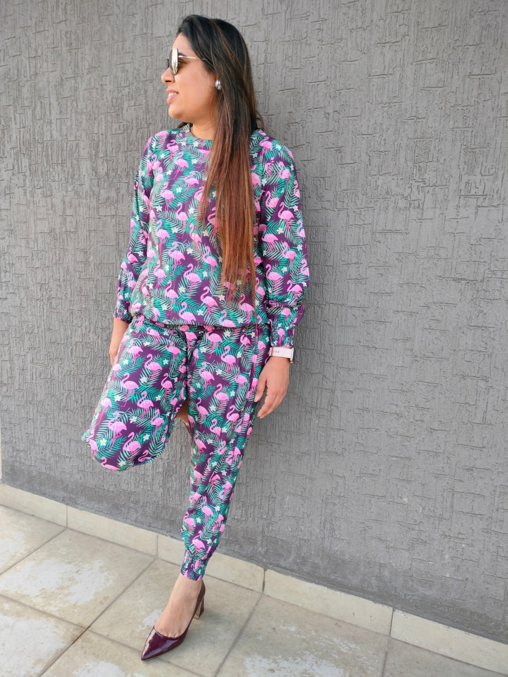Flamingo Forest Jogger Set