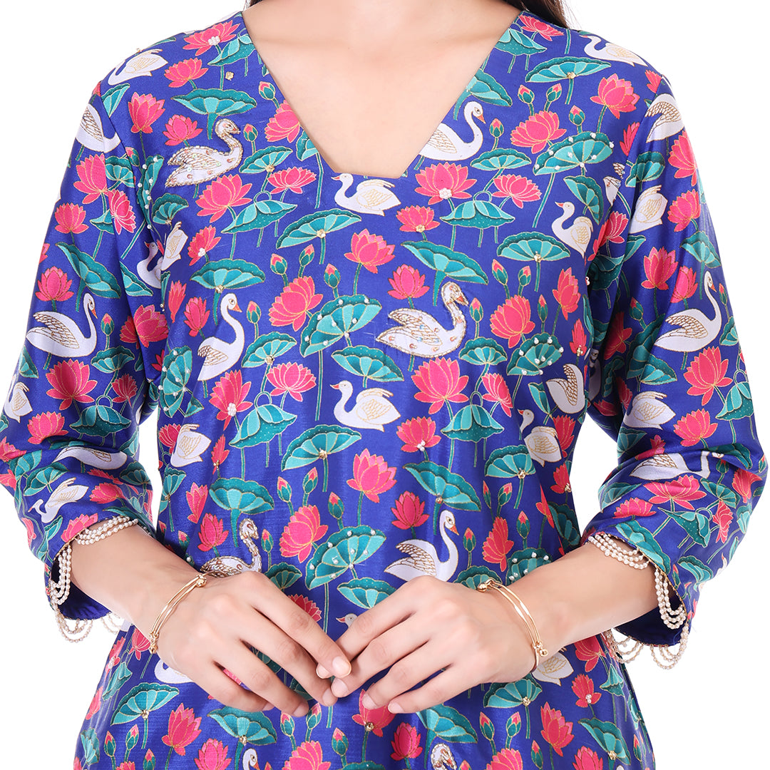 Kamal Set - Royal Blue