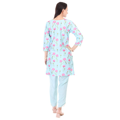 Kamal Set - Powder Blue